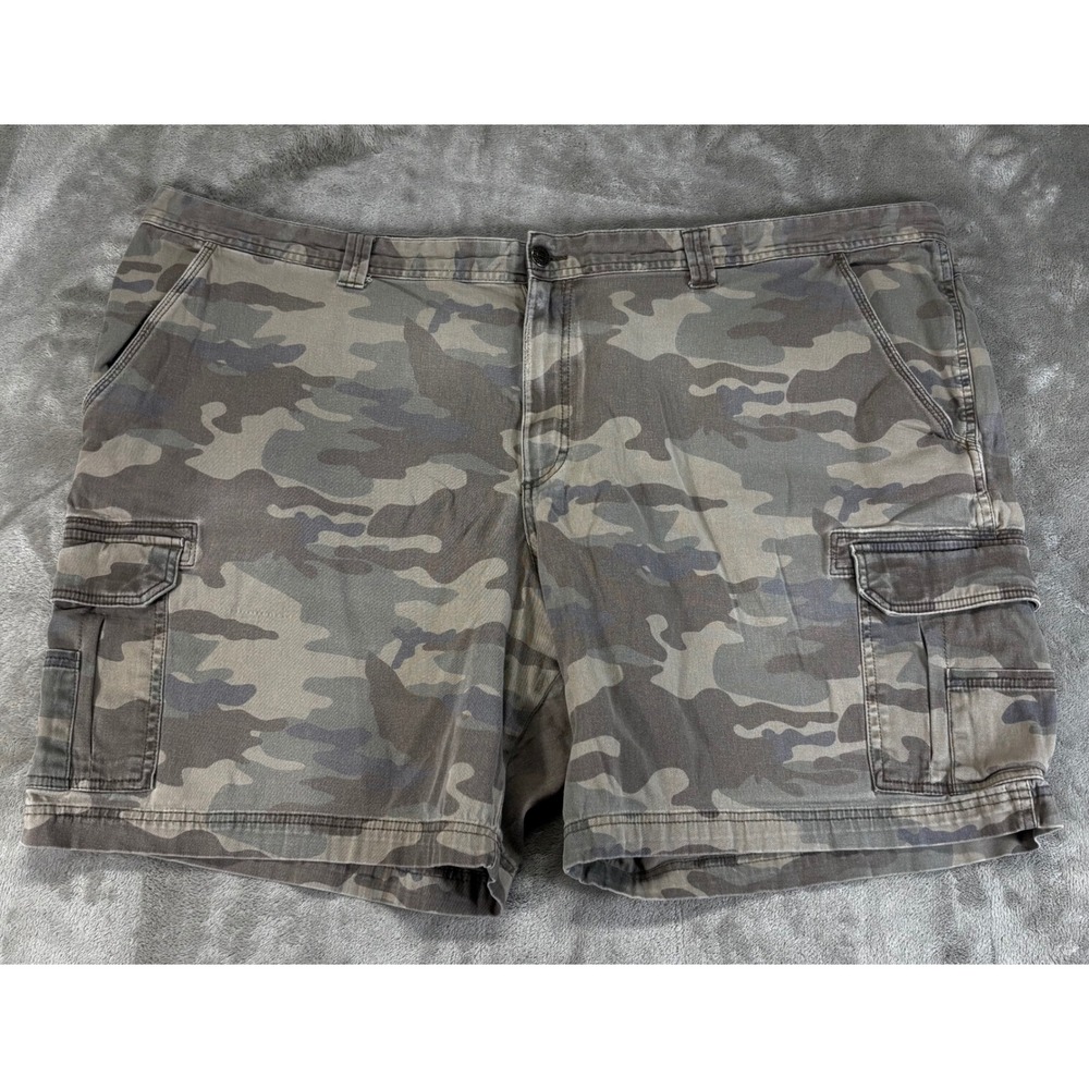 RedHead Cargo Shorts Mens 52 Green Camo Excellent Stretch Cotton Utility